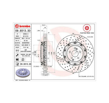Brzdový kotouč MAGNETI MARELLI 360406128603