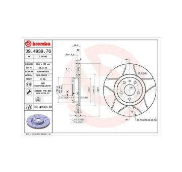 Brzdový kotouč MAGNETI MARELLI 360406000305