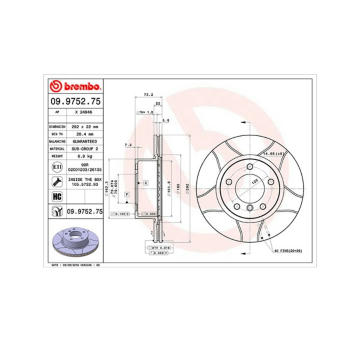 Brzdový kotouč MAGNETI MARELLI 360406004705
