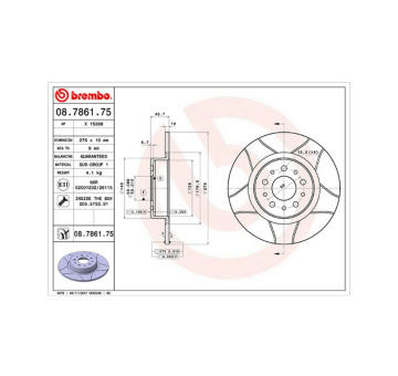 Brzdový kotouč MAGNETI MARELLI 360406011005