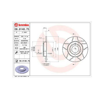 Brzdový kotouč MAGNETI MARELLI 360406013205
