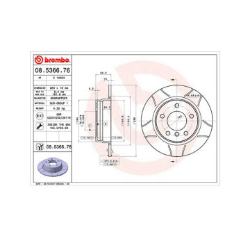 Brzdový kotouč MAGNETI MARELLI 360406016105
