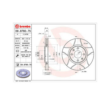 Brzdový kotouč MAGNETI MARELLI 360406018905