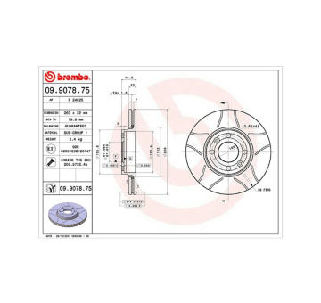 Brzdový kotouč MAGNETI MARELLI 360406036605