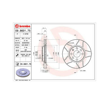 Brzdový kotouč MAGNETI MARELLI 360406039505