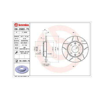 Brzdový kotouč MAGNETI MARELLI 360406040405
