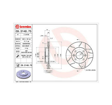 Brzdový kotouč MAGNETI MARELLI 360406042405