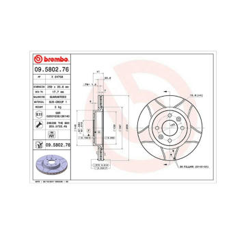Brzdový kotouč MAGNETI MARELLI 360406043105