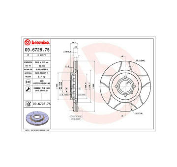Brzdový kotouč MAGNETI MARELLI 360406048505
