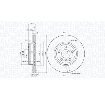 Brzdový kotouč MAGNETI MARELLI 360406004101