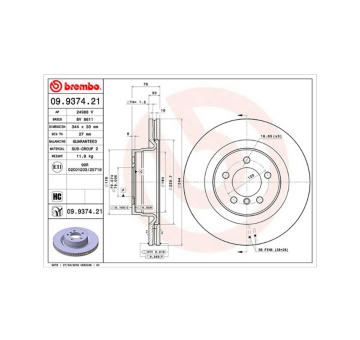 Brzdový kotouč MAGNETI MARELLI 360406055901