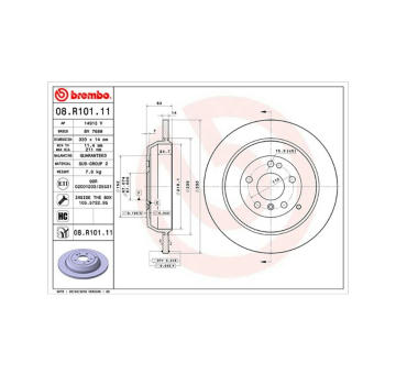 Brzdový kotouč MAGNETI MARELLI 360406062101
