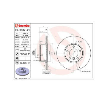 Brzdový kotouč MAGNETI MARELLI 360406110501