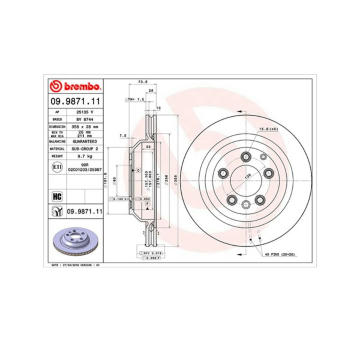 Brzdový kotouč MAGNETI MARELLI 360406112401