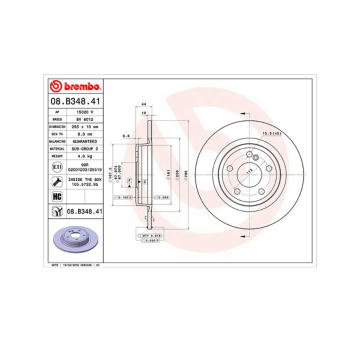 Brzdový kotouč MAGNETI MARELLI 360406114101