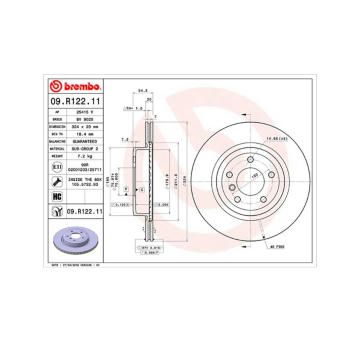 Brzdový kotouč MAGNETI MARELLI 360406118101