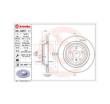 Brzdový kotouč MAGNETI MARELLI 360406120001