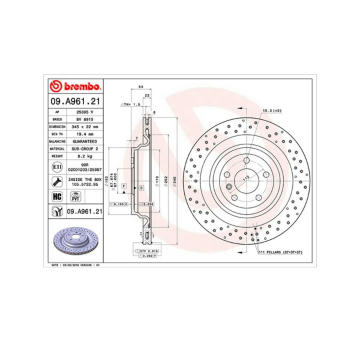 Brzdový kotouč MAGNETI MARELLI 360406122801