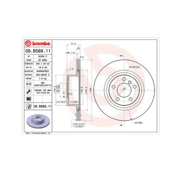 Brzdový kotouč MAGNETI MARELLI 360406122901
