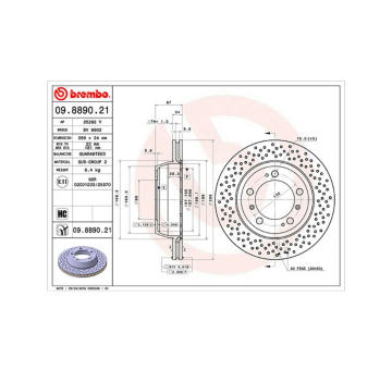 Brzdový kotouč MAGNETI MARELLI 360406125001