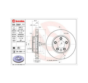 Brzdový kotouč MAGNETI MARELLI 360406128001