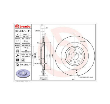 Brzdový kotouč MAGNETI MARELLI 360406132401