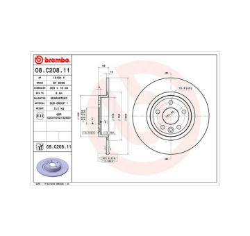 Brzdový kotouč MAGNETI MARELLI 360406137901