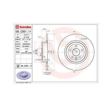 Brzdový kotouč MAGNETI MARELLI 360406138801