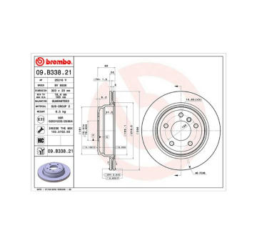 Brzdový kotouč MAGNETI MARELLI 360406147001