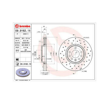 Brzdový kotouč MAGNETI MARELLI 360406008202