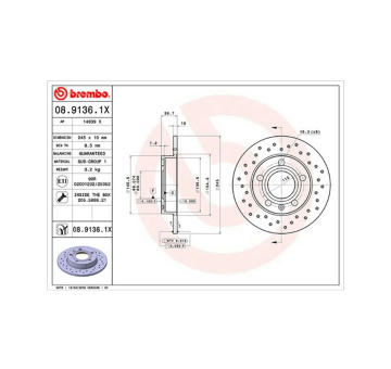 Brzdový kotouč MAGNETI MARELLI 360406012202