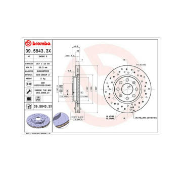 Brzdový kotouč MAGNETI MARELLI 360406024302