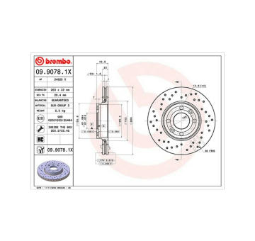 Brzdový kotouč MAGNETI MARELLI 360406036602