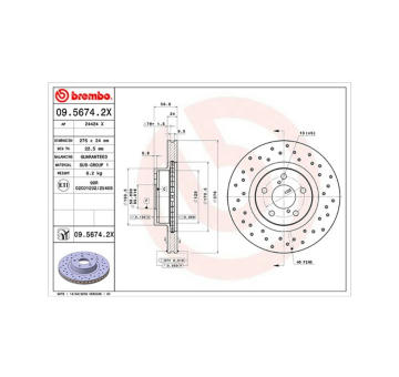 Brzdový kotouč MAGNETI MARELLI 360406045402