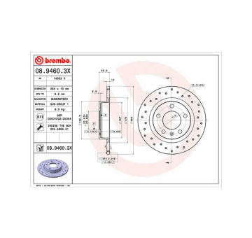 Brzdový kotouč MAGNETI MARELLI 360406056002