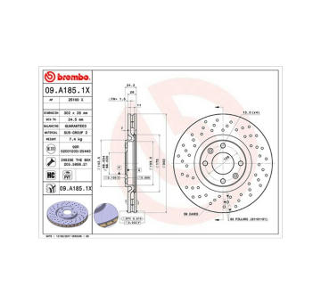 Brzdový kotouč MAGNETI MARELLI 360406070002