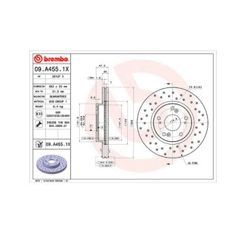 Brzdový kotouč MAGNETI MARELLI 360406072302