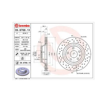 Brzdový kotouč MAGNETI MARELLI 360406075102