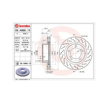 Brzdový kotouč MAGNETI MARELLI 360406098302