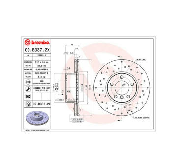 Brzdový kotouč MAGNETI MARELLI 360406110502