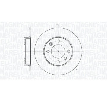 Brzdový kotouč MAGNETI MARELLI 361302040111