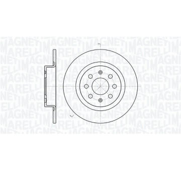 Brzdový kotouč MAGNETI MARELLI 361302040119