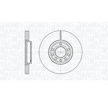 Brzdový kotouč MAGNETI MARELLI 361302040122