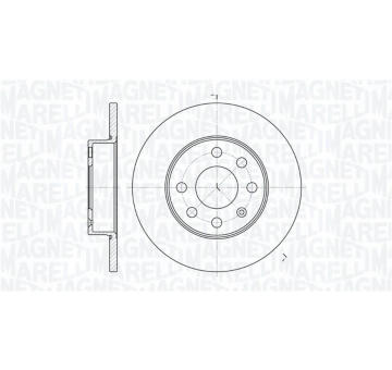 Brzdový kotouč MAGNETI MARELLI 361302040129