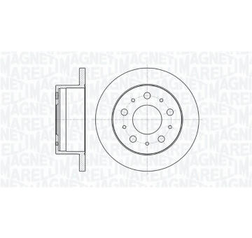 Brzdový kotouč MAGNETI MARELLI 361302040135