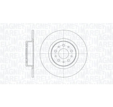 Brzdový kotouč MAGNETI MARELLI 361302040139