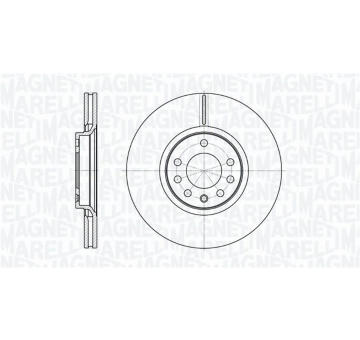 Brzdový kotouč MAGNETI MARELLI 361302040140
