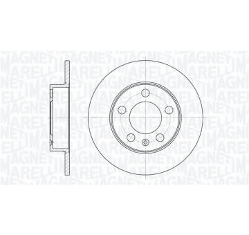 Brzdový kotouč MAGNETI MARELLI 361302040151