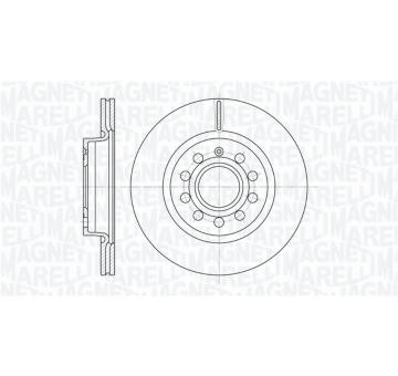Brzdový kotouč MAGNETI MARELLI 361302040152