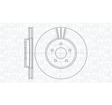 Brzdový kotouč MAGNETI MARELLI 361302040180